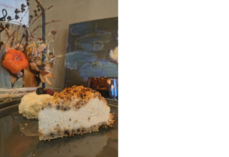 ▼クランブルチーズケーキ